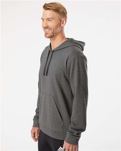 Dark Grey Heather Fleece Hooded Sweatshirt - A432