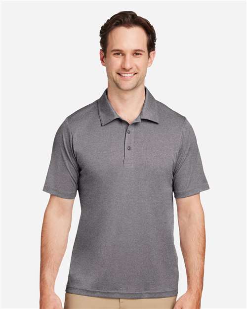 Dark Grey Heather Men&#39;s Zone Sonic Heather Performance Polo - TT51H