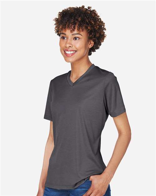 Dark Grey Heather Women&#39;s Sonic Heather Performance T-Shirt - TT11HW