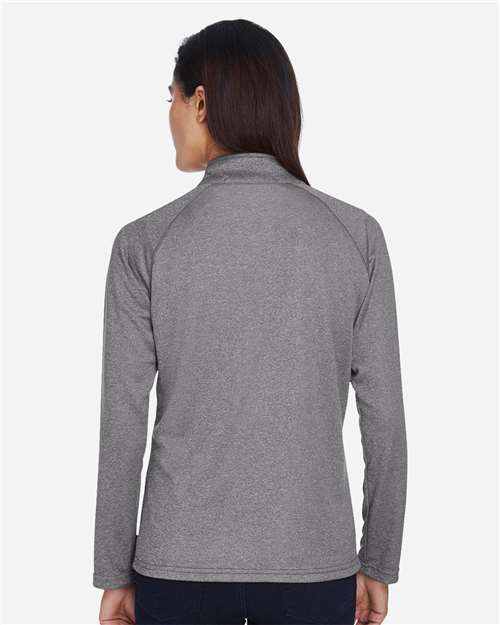 Dark Grey Heather Women&#39;s Stretch Tech-Shell® Compass Quarter-Zip Pullover - DG440W