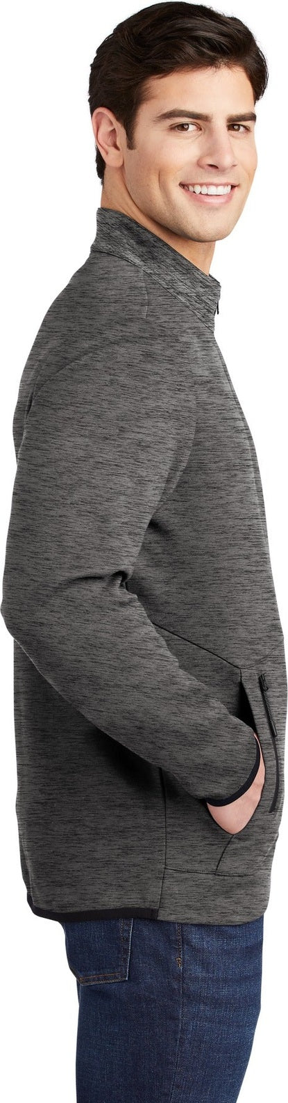 Dark Grey Hthr Sport-Tek Triumph 1/4-Zip Pullover ST281