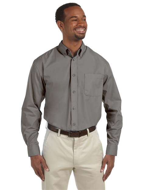 Dark Grey Men&#39;s Essential Poplin - M510