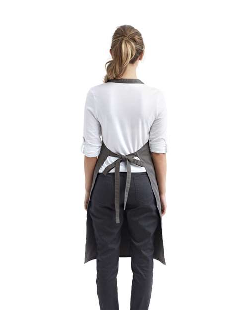 Dark Grey Organic Cotton Bib Apron - RP102