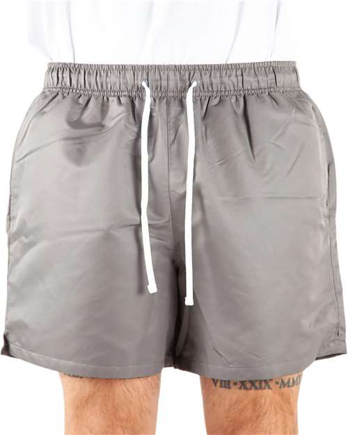 Dark Grey Poly Running Shorts - SHPRS