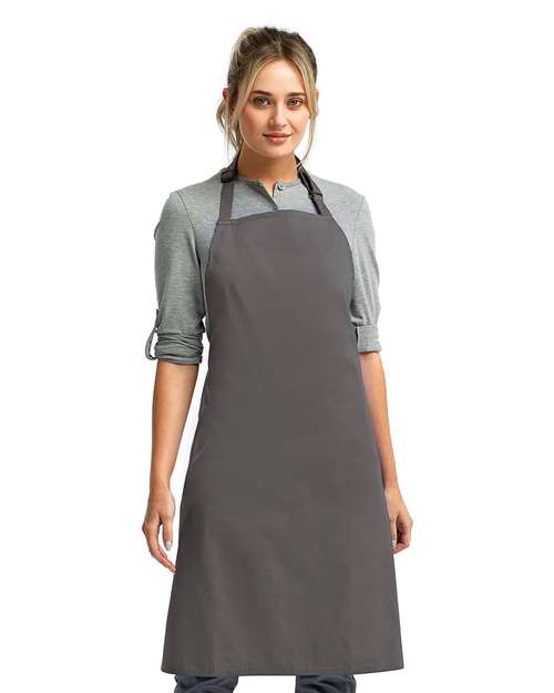 Dark Grey Recycled Bib Apron - RP150