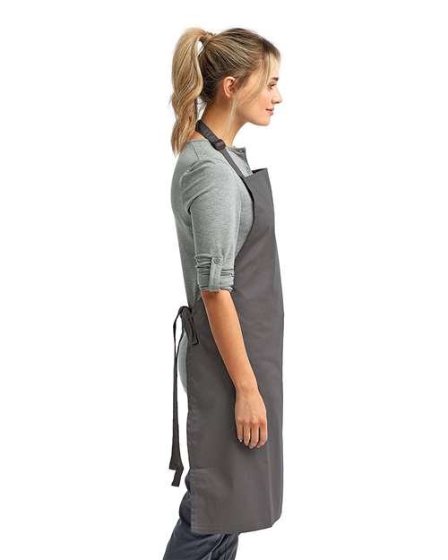 Dark Grey Recycled Bib Apron - RP150