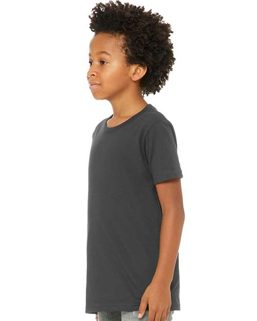 Dark Grey Youth Jersey Tee - 3001Y