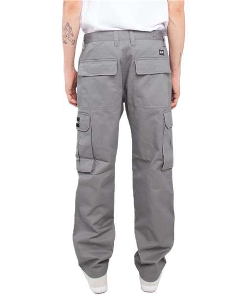 Dark Grey_34 Twill Cargo Pants - SHSPCP