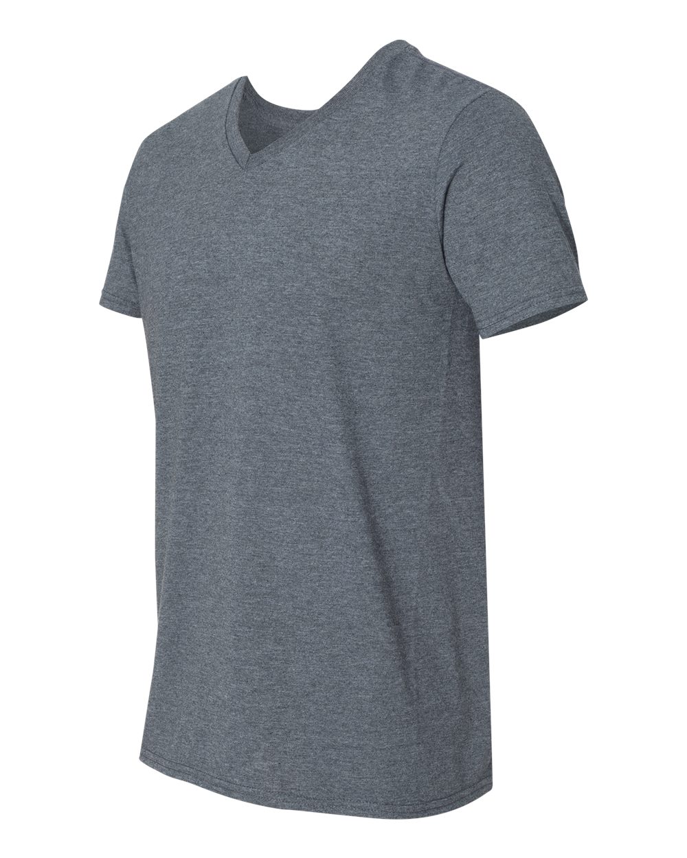 Dark Heather Softstyle® V-Neck T-Shirt - 64V00