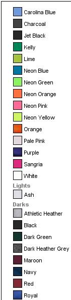 Dark Hthr Grey Port & Co Youth Core Fleece Crewneck Sweatshirt. PC90Y