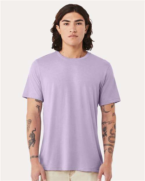 Dark Lavender Triblend Triblend Tee - 3413