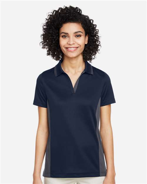 Dark Navy/ Dark Charcoal Women&#39;s Flash Snag Protection Plus IL Colorblock Polo - M386W