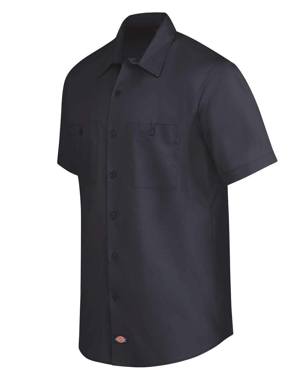 Dark Navy Industrial Worktech Ventilated Short Sleeve Work Shirt - LS51