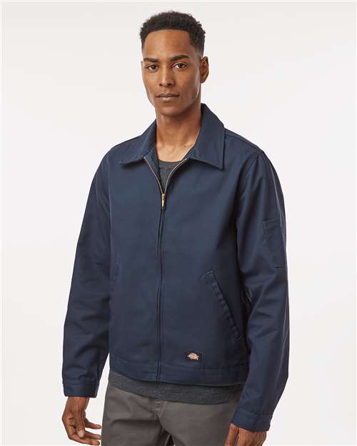 Dark Navy Unlined Industrial Eisenhower Jacket - JT78