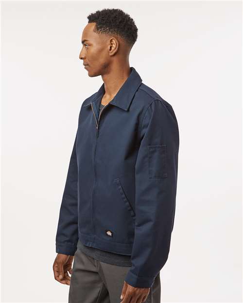 Dark Navy Unlined Industrial Eisenhower Jacket - JT78