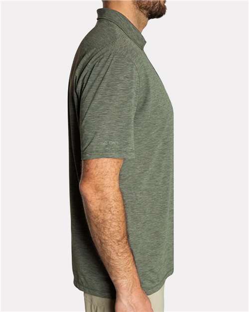 Dark Olive Heathered Low Pro Tech Polo - MPLPRS0