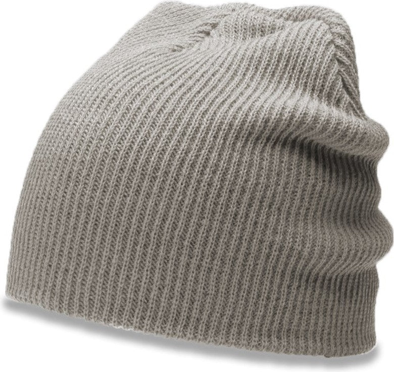 Dark Sand Slouch Knit Beanie