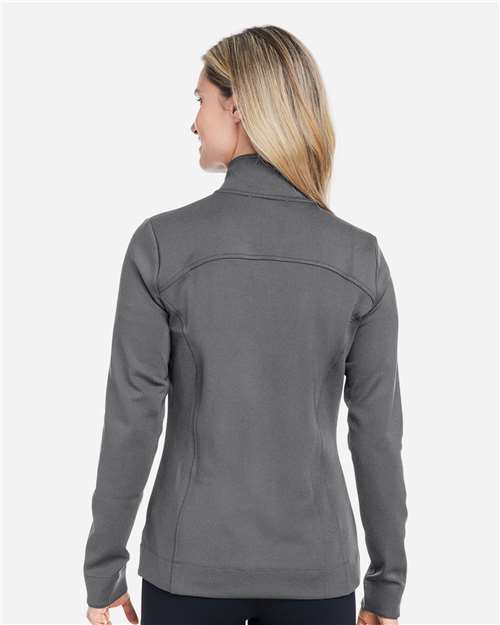Dark Shadow Grey Heather Women&#39;s Wells Quarter-Zip Tech Pullover - F12250