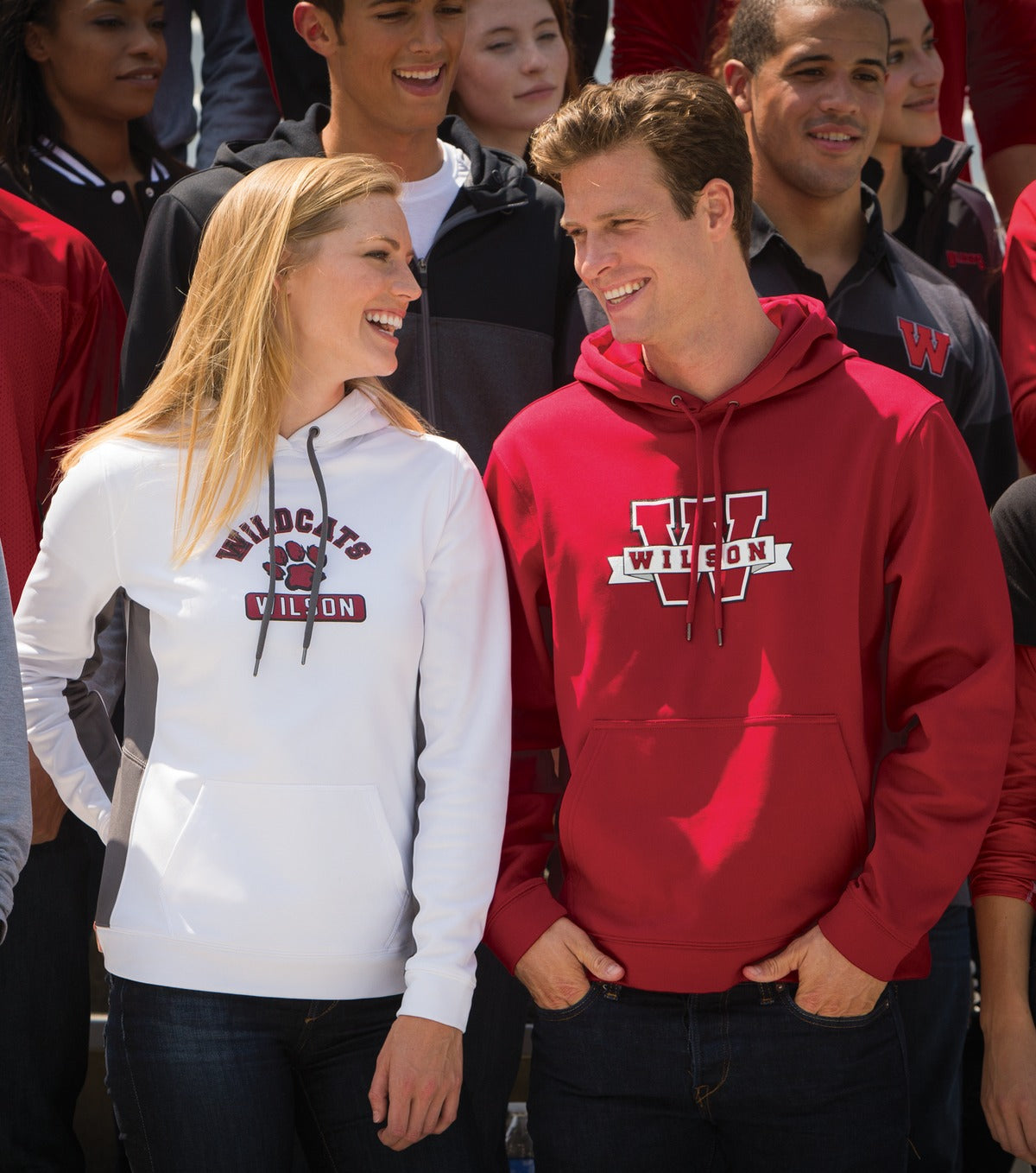 Dark Smoke Gry Sport-Tek Sport-Wick Fleece Hooded Pullover. F244