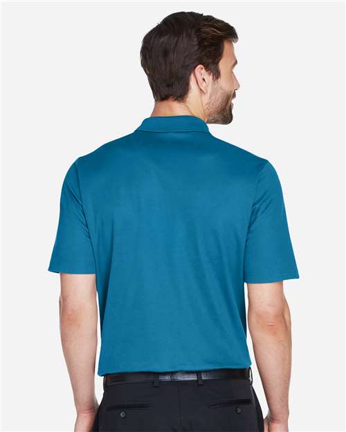 Dark Teal Men&#39;s CrownLux Performance® Plaited Polo - DG20