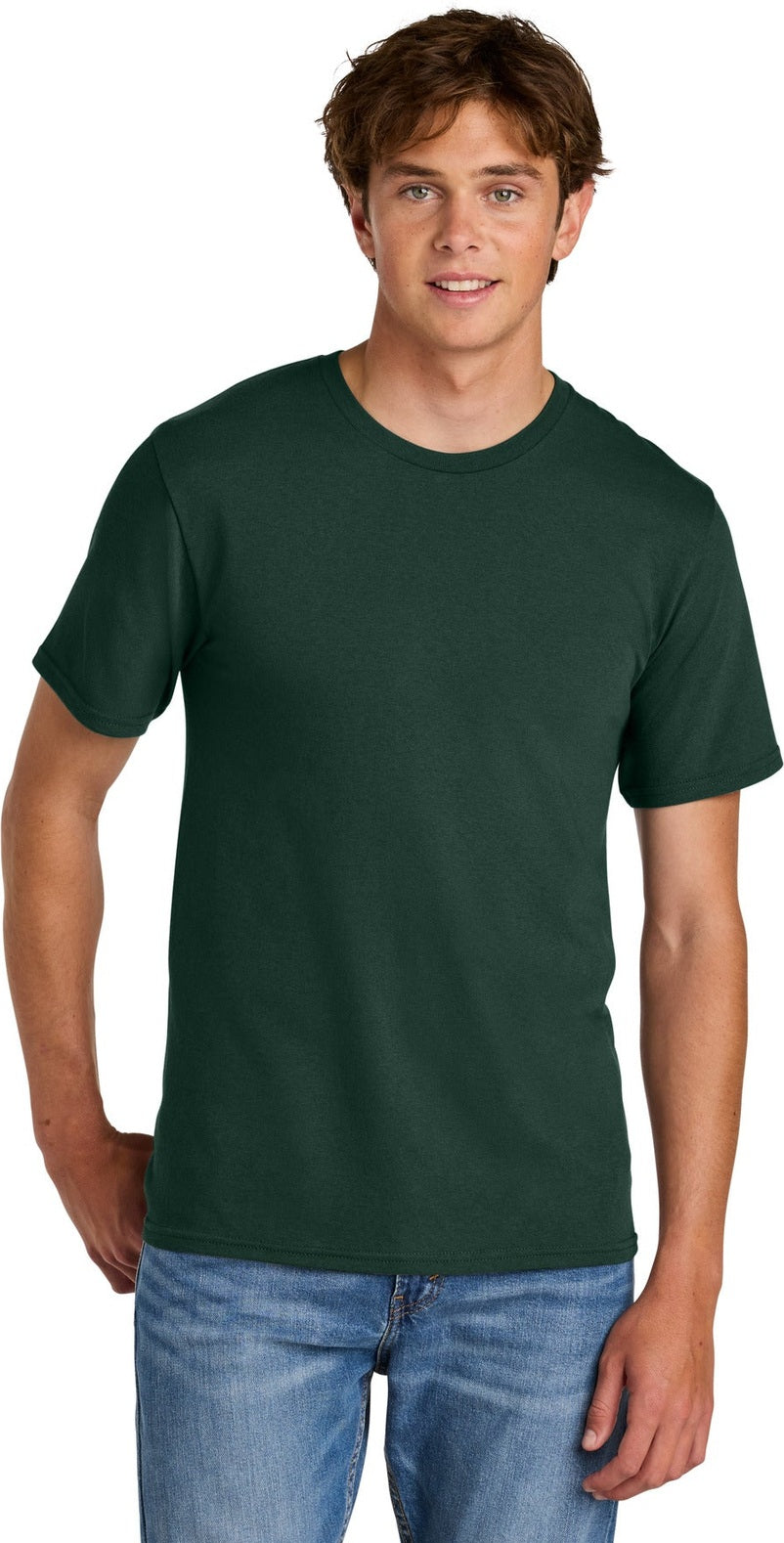 DarkGreen Port & Co Easy Cotton Tee PC43