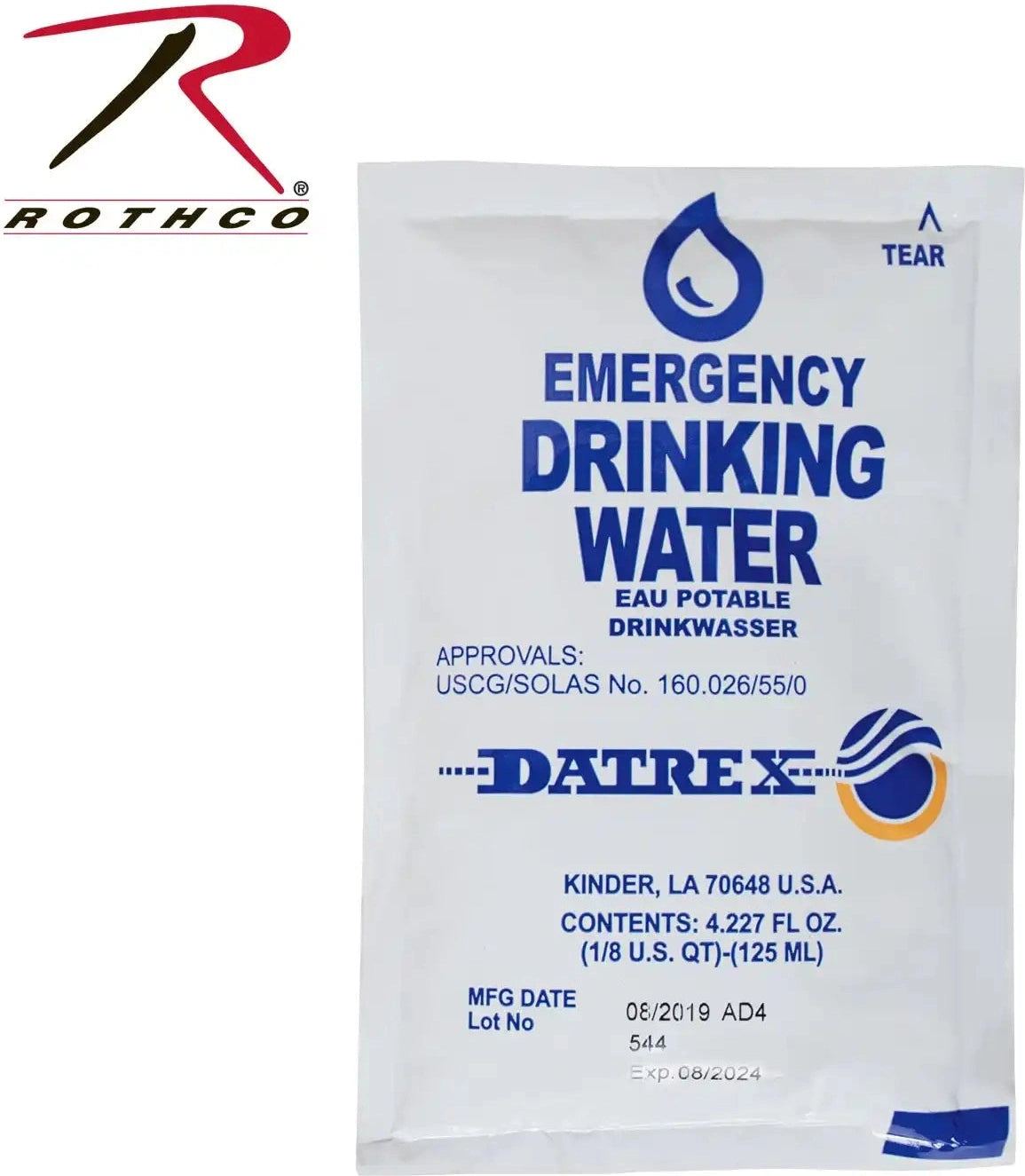 Datrex Emergency Water (64/case)