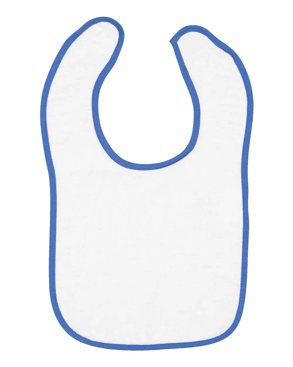 Rabbit Skins 1003r Infant Contrast Trim Terry Bib - 1003 - Royal - one Size Fits Most