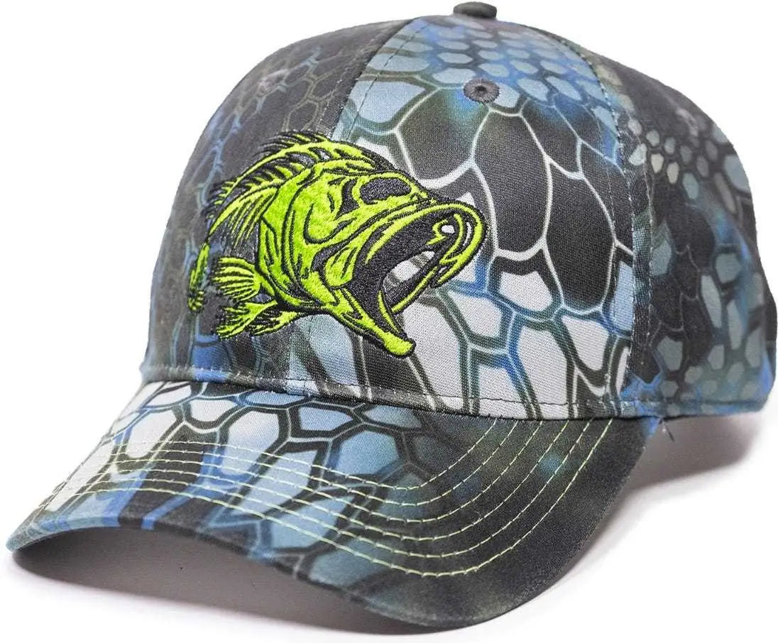 Oc Sports Bon-020 Fishing Adjustable Cap - Kryptek Neptune - 6 7/8’’ - 7 1/2’’