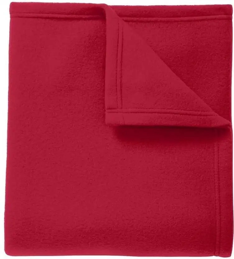 Port Authority Bp60 Core Fleece Blanket - Rich Red - one Size Fits Most