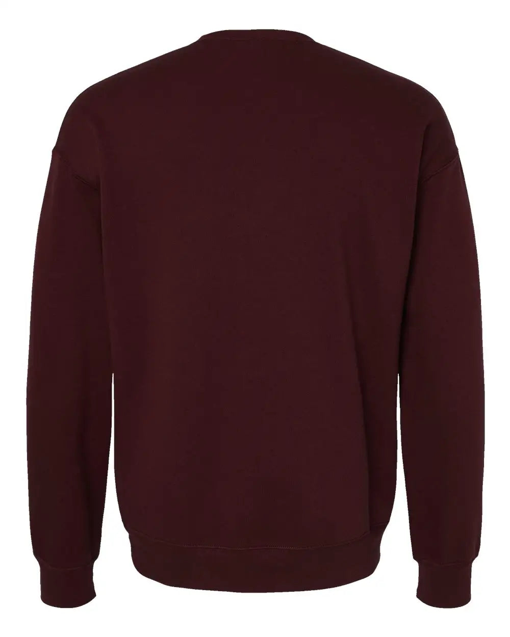 Bella + Canvas 3945 Sponge Fleece Drop Shoulder Crewneck Sweatshirt - Maroon - Xs
