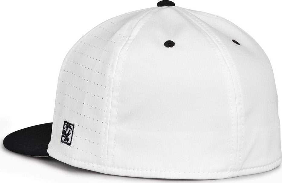The Game GB998 Perforated GameChanger Cap - White Black - HIT a Double - 3