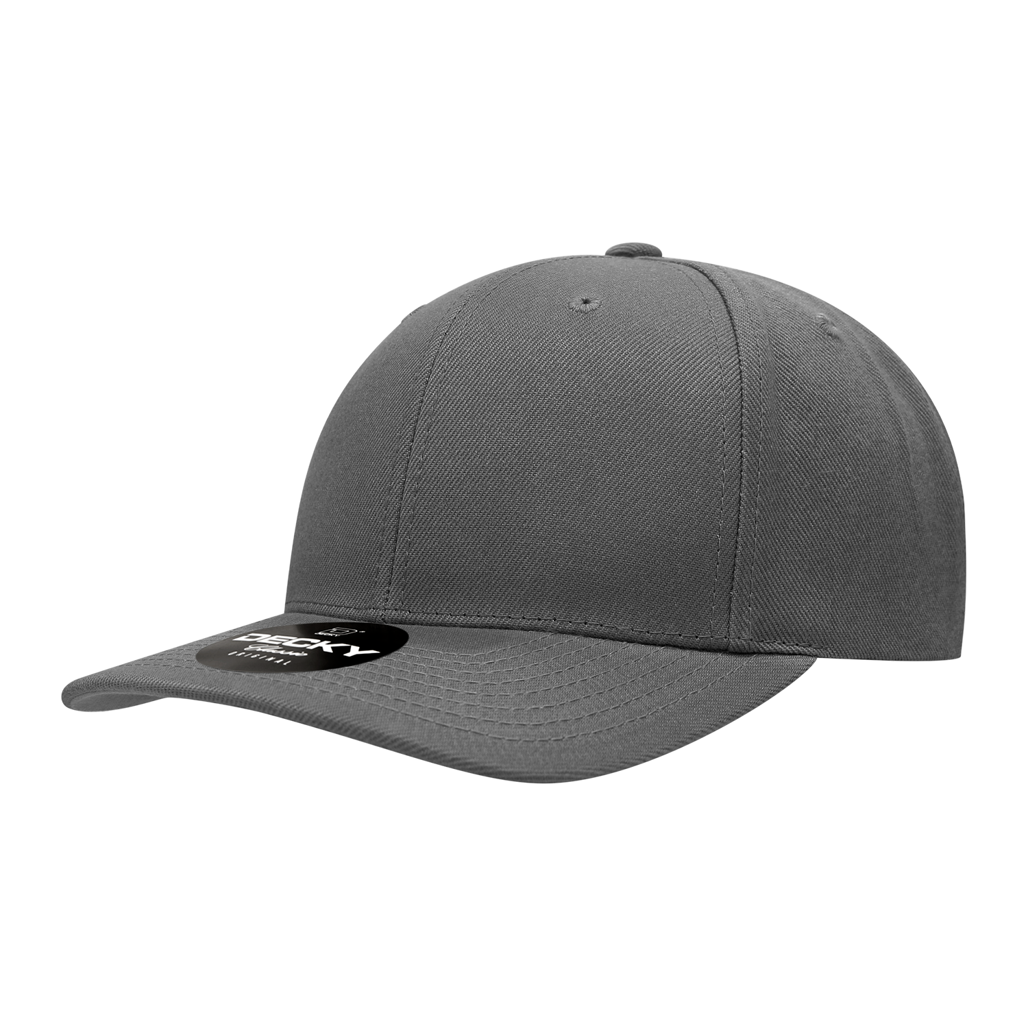 Decky 1015 Curved Bill Baseball Cap - Charcoal