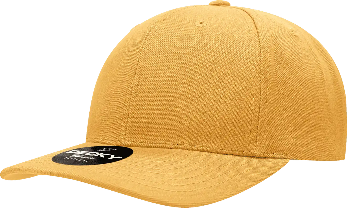 Decky 1015 Curved Bill Baseball Cap - Gold - one Size Fits Most