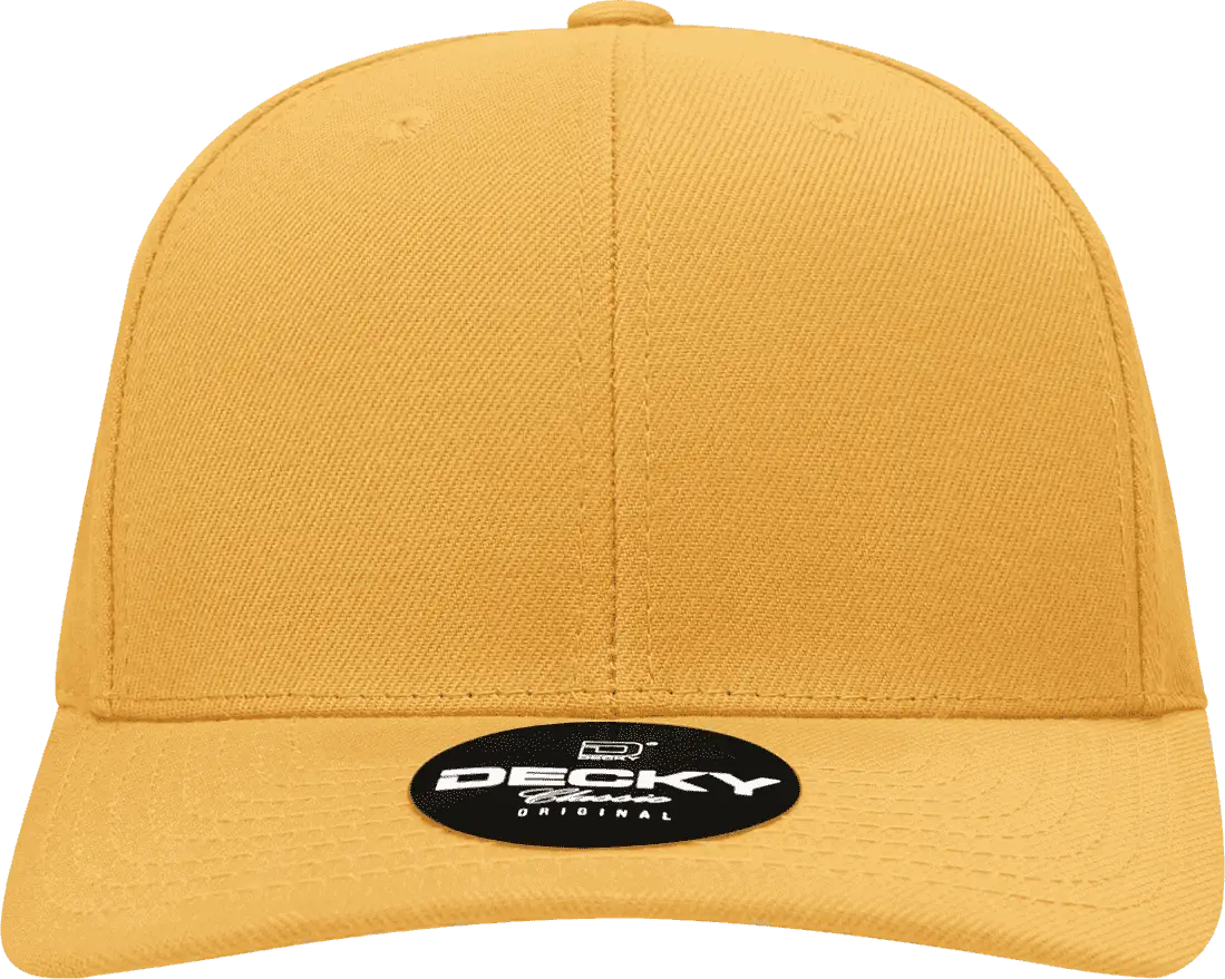 Decky 1015 Curved Bill Baseball Cap - Gold