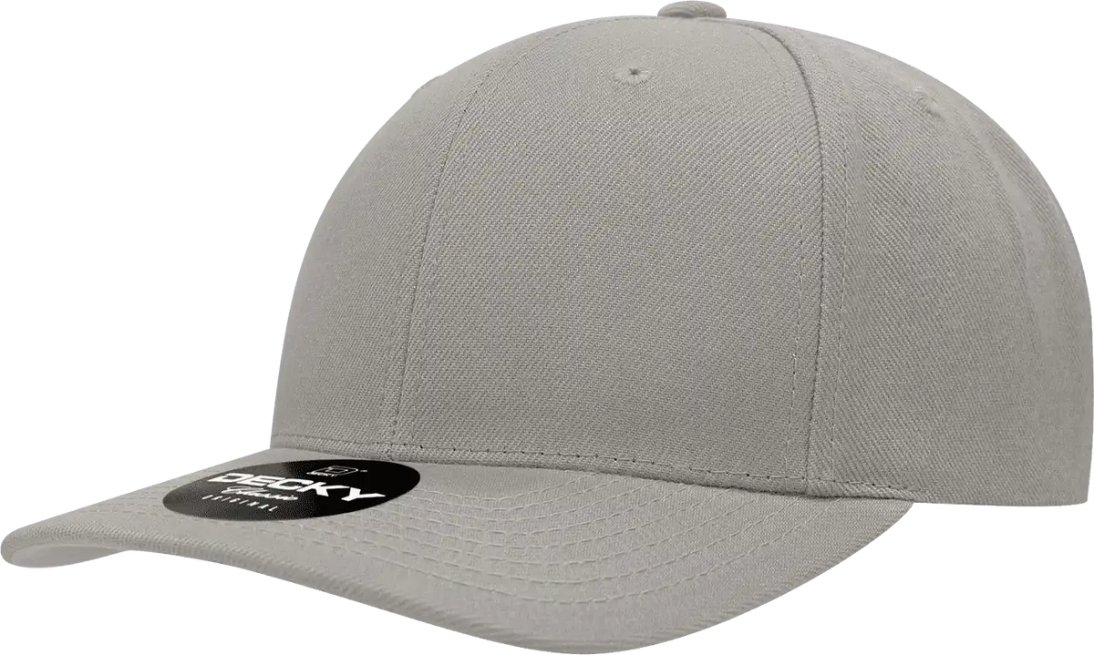 Decky 1015 Curved Bill Baseball Cap - Light Gray - one Size Fits Most