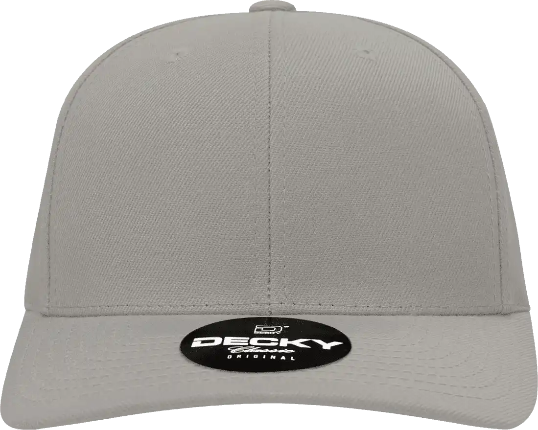 Decky 1015 Curved Bill Baseball Cap - Light Gray - one Size Fits Most