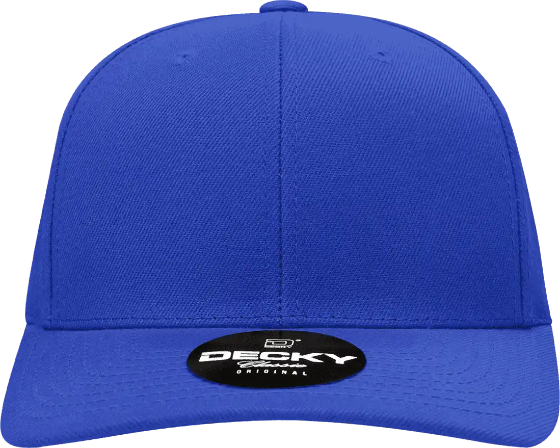 Decky 1015 Curved Bill Baseball Cap - Royal - one Size Fits Most