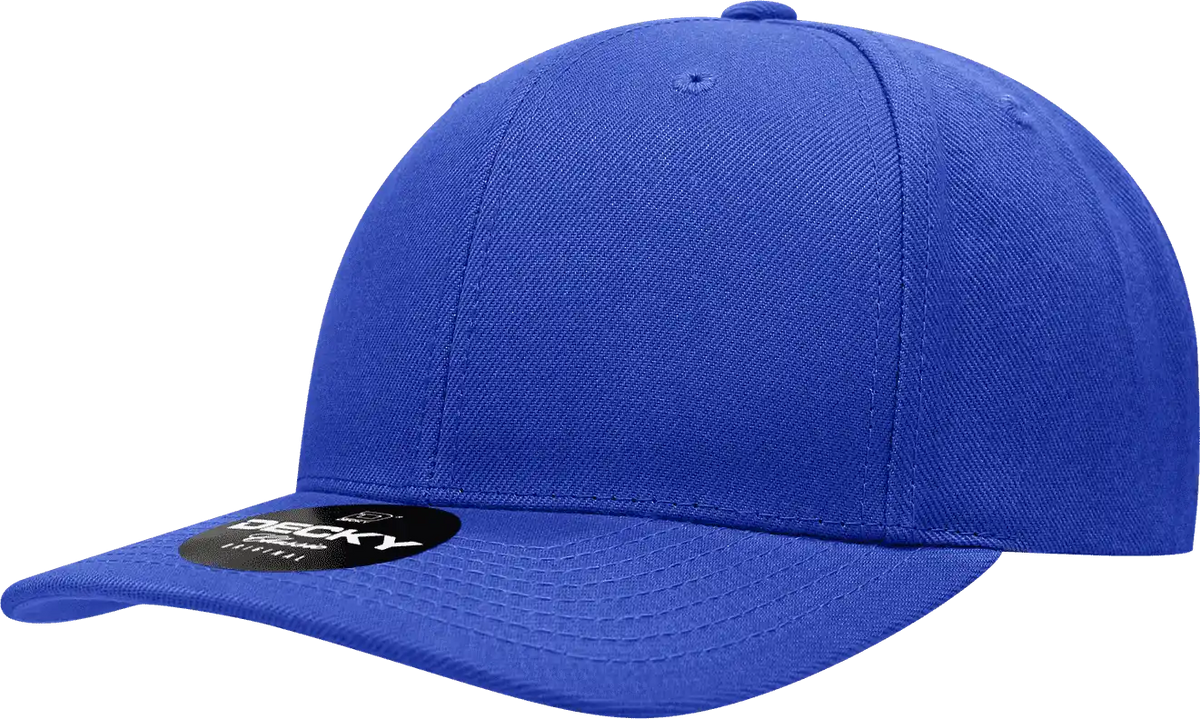 Decky 1015 Curved Bill Baseball Cap - Royal - one Size Fits Most