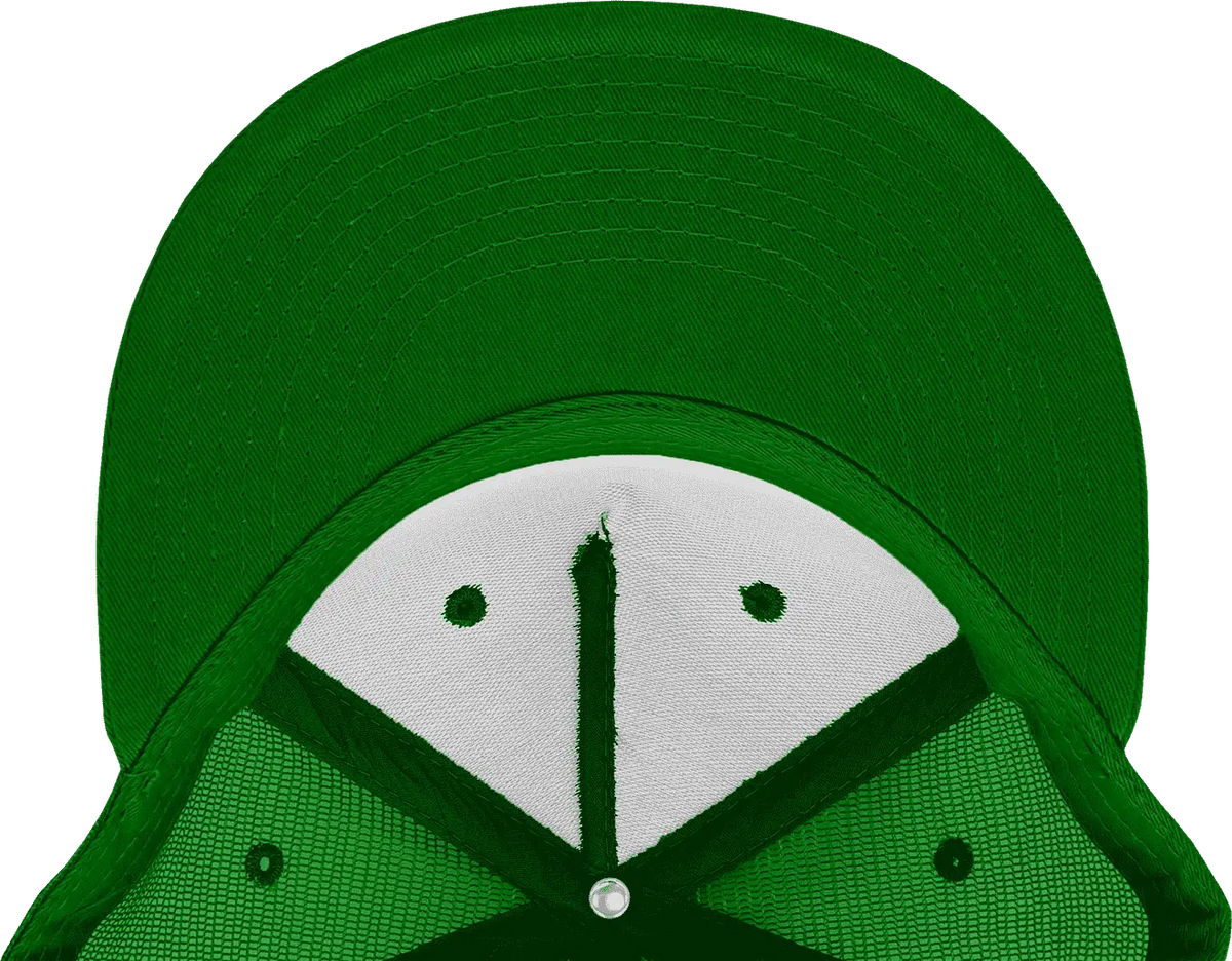 Decky 1040 Classic 5 Panel Cot. Trucker Cap - Kelly