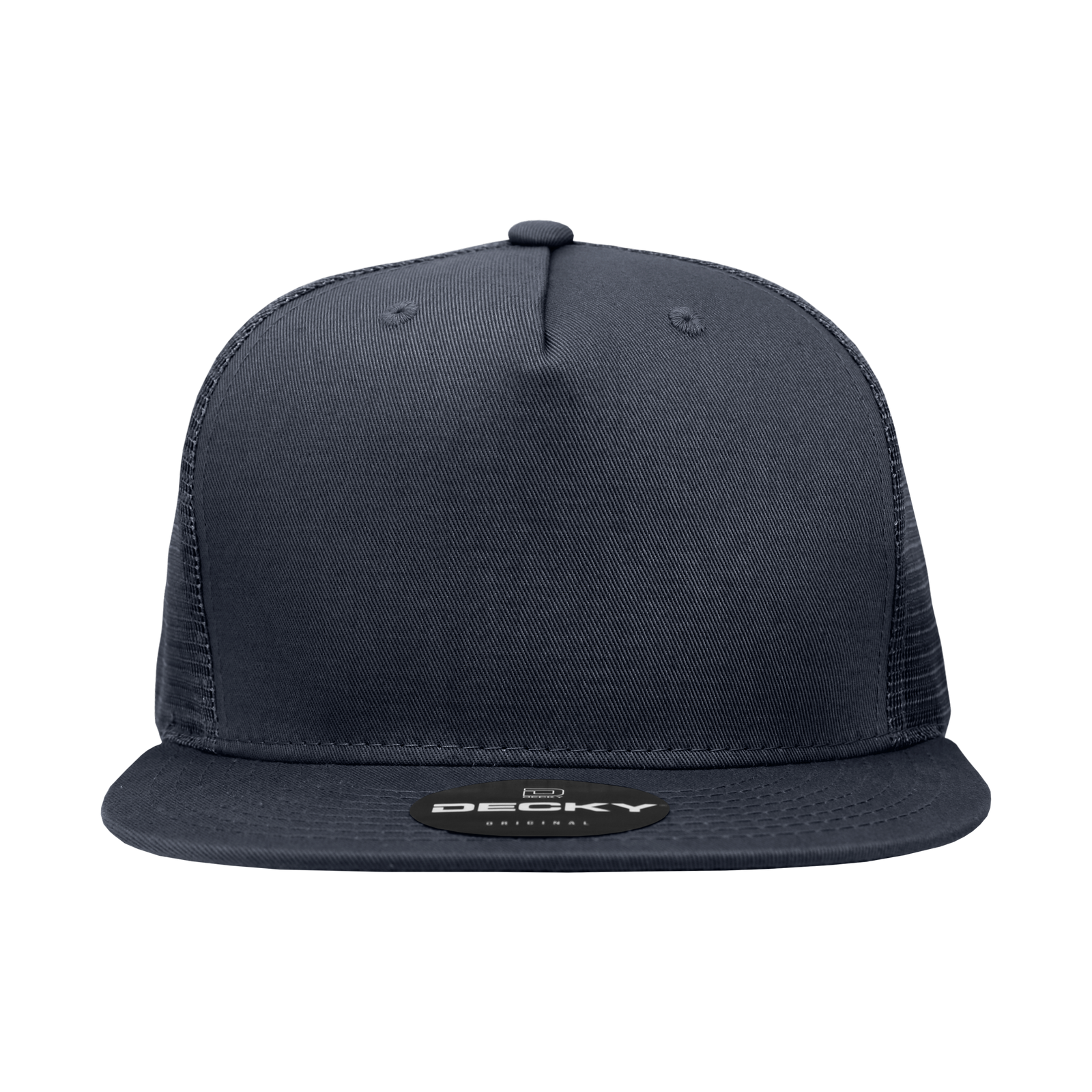Decky 1040 Classic 5 Panel Cot. Trucker Cap - Navy