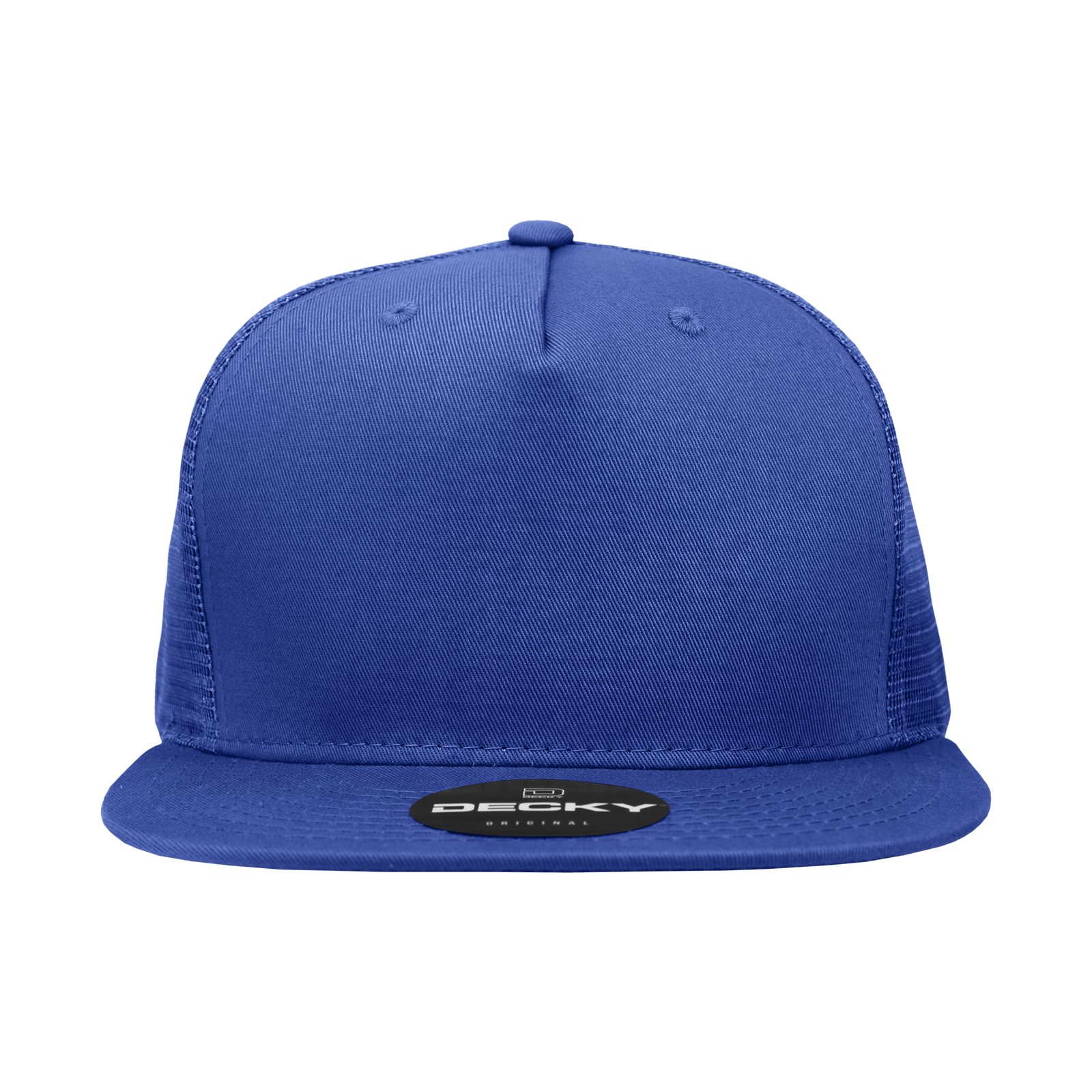 Decky 1040 Classic 5 Panel Cot. Trucker Cap - Royal