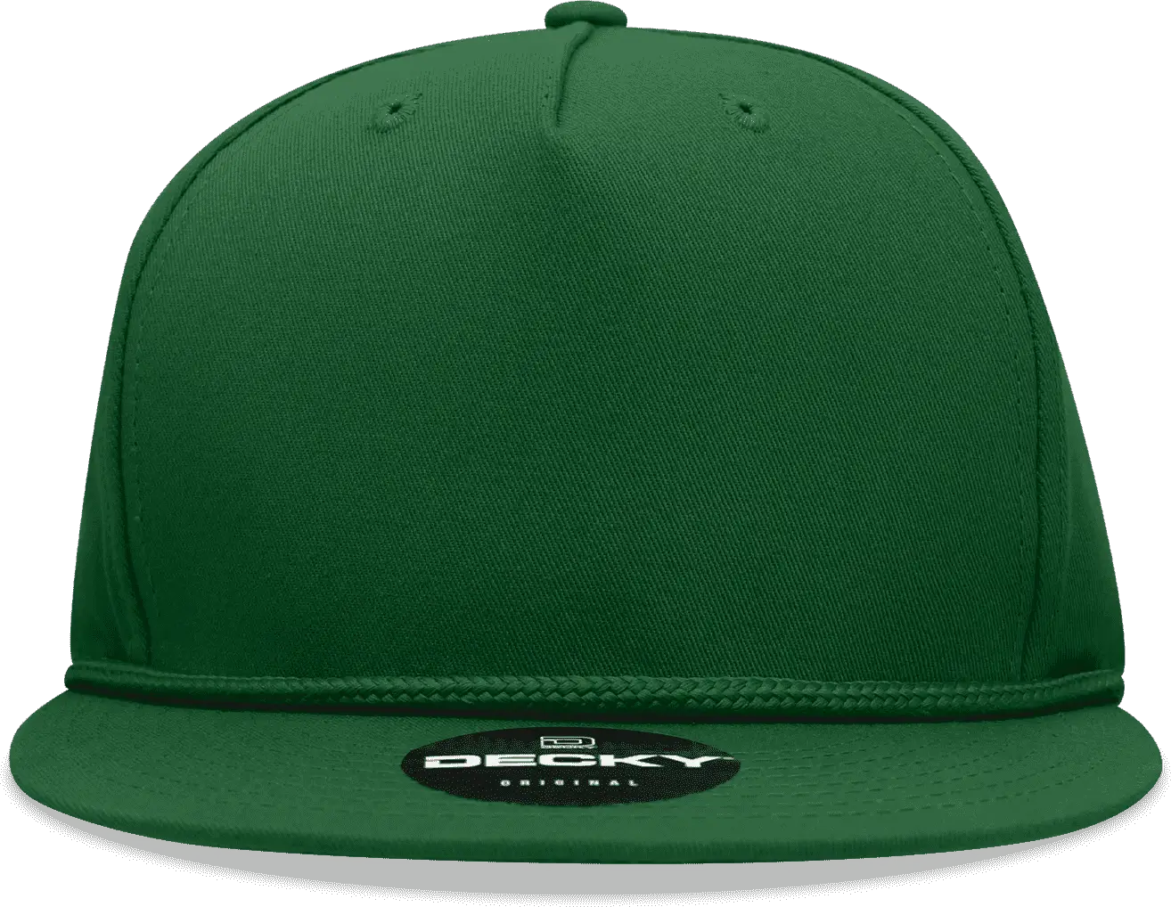 Decky 1041 Classic Flat Bill Golf Cap - Forest