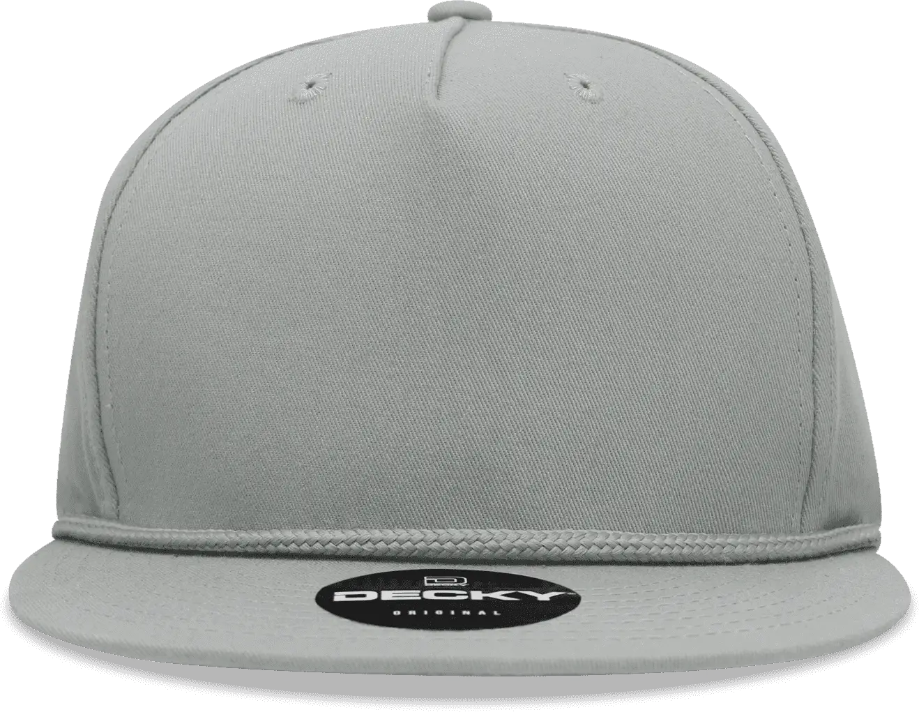Decky 1041 Classic Flat Bill Golf Cap - Gray