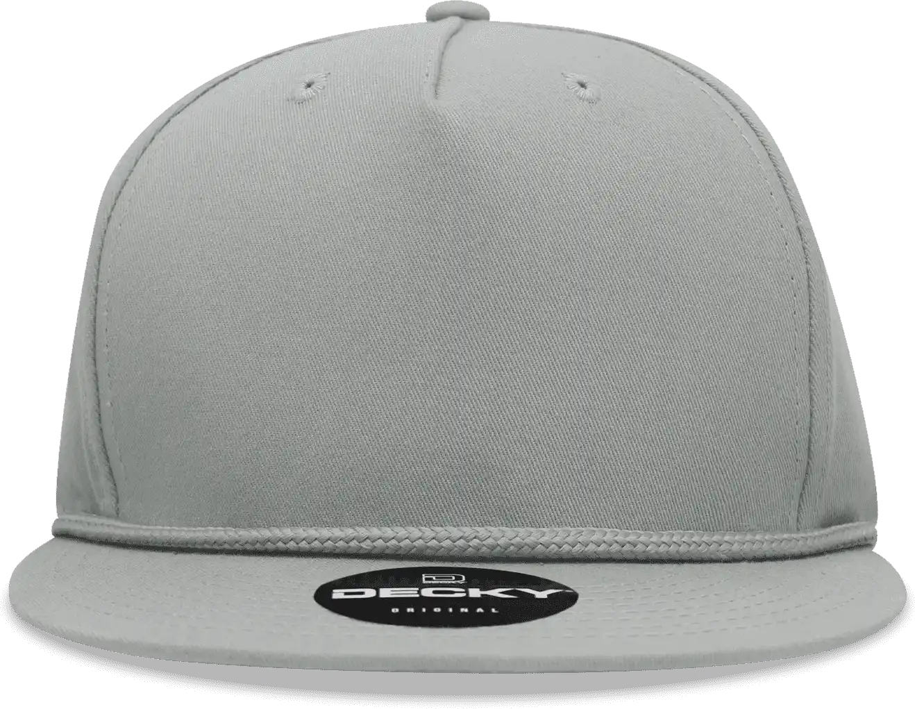 Decky 1041 Classic Flat Bill Golf Cap - Gray - one Size Fits Most