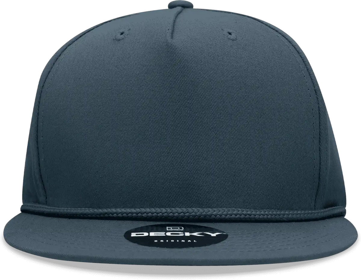 Decky 1041 Classic Flat Bill Golf Cap Navy / one Size Fits Most