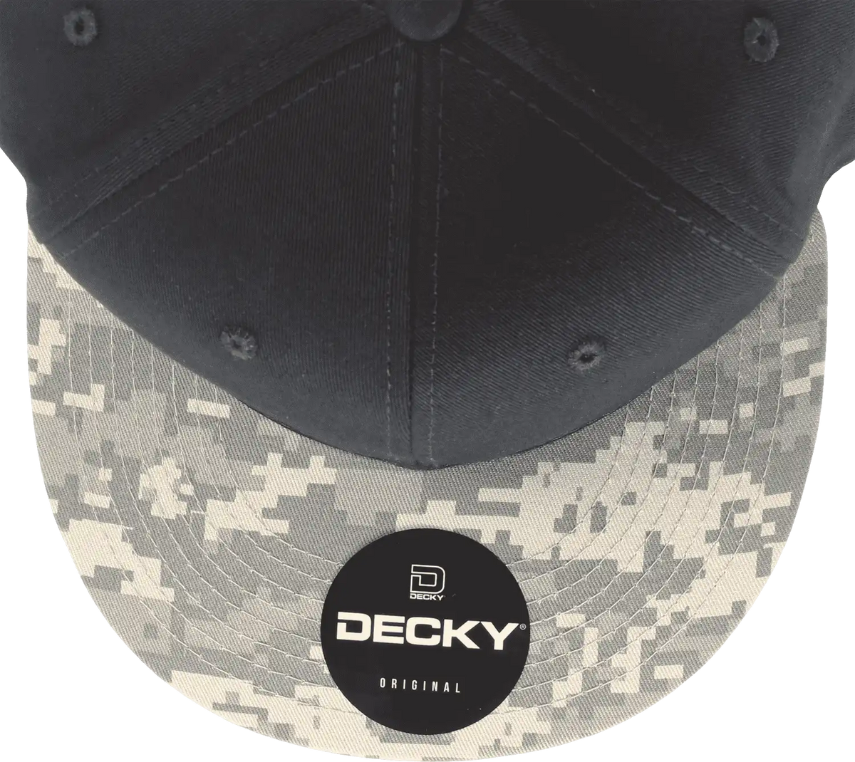 Decky 1047 Digital Camo Snapback Cap - Army Digicam Black - one Size Fits Most