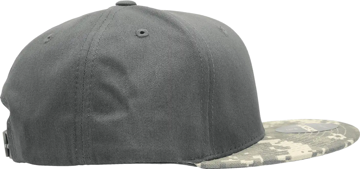Decky 1047 Digital Camo Snapback Cap Army Digicam Dark Gray / one Size Fits Most