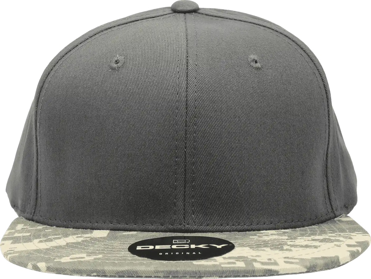 Decky 1047 Digital Camo Snapback Cap Army Digicam Dark Gray / one Size Fits Most