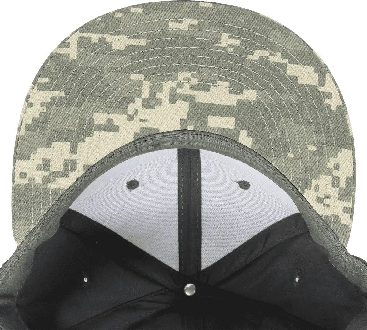 Decky 1047 Digital Camo Snapback Cap Army Digicam Dark Gray / one Size Fits Most