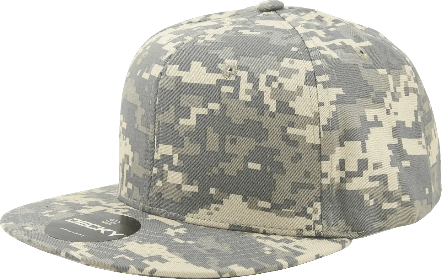 Decky 1047 Digital Camo Snapback Cap - Army Digicam